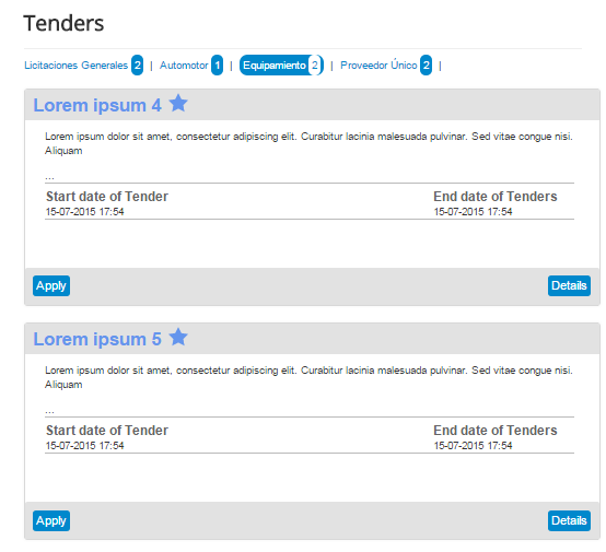Site lista Licitaciones